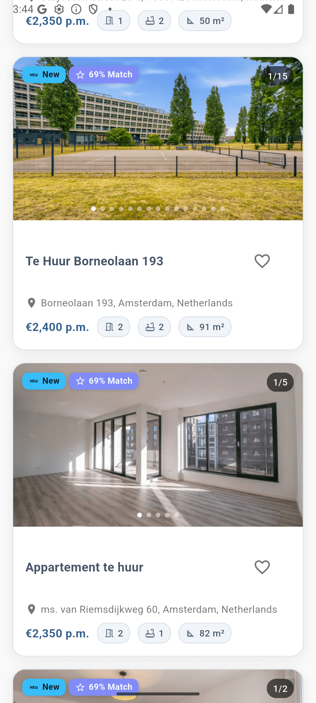 HubSnap matching property listings